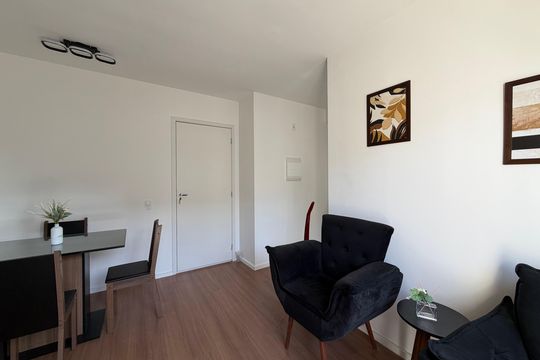 Sala de apartamento para alugar com 2 quartos, 46m² em Barra Olímpica, Rio de Janeiro