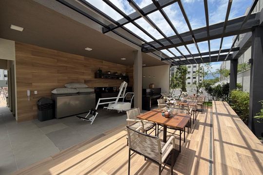 Área comum - Churrasqueira de apartamento para alugar com 2 quartos, 46m² em Barra Olímpica, Rio de Janeiro