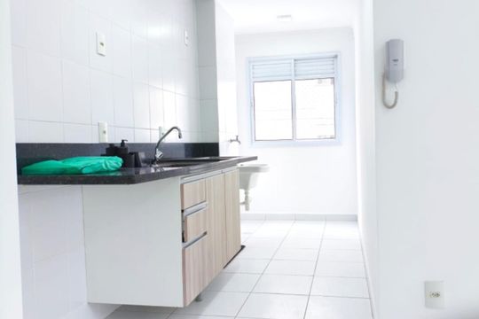 Cozinha de apartamento à venda com 2 quartos, 52m² em Jd N Sra De Fatima, São Bernardo do Campo