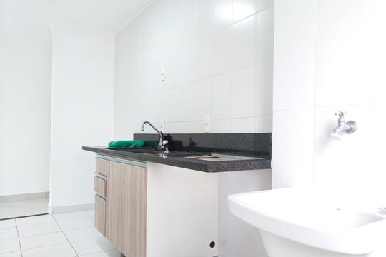 Cozinha de apartamento à venda com 2 quartos, 52m² em Jd N Sra De Fatima, São Bernardo do Campo