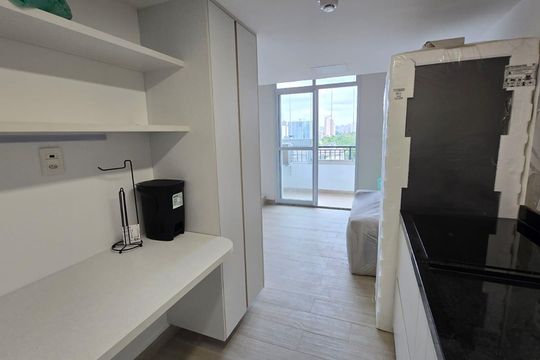 Cozinha de apartamento para alugar com 1 quarto, 39m² em Belenzinho, São Paulo