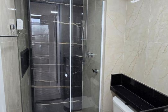 Banheiro de apartamento para alugar com 1 quarto, 39m² em Belenzinho, São Paulo