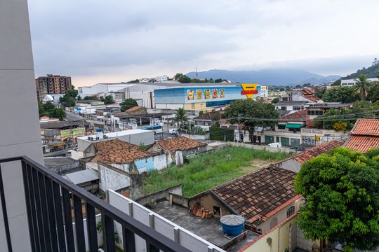 Vista da Varanda de apartamento para alugar com 2 quartos, 50m² em Campo Grande, Rio de Janeiro