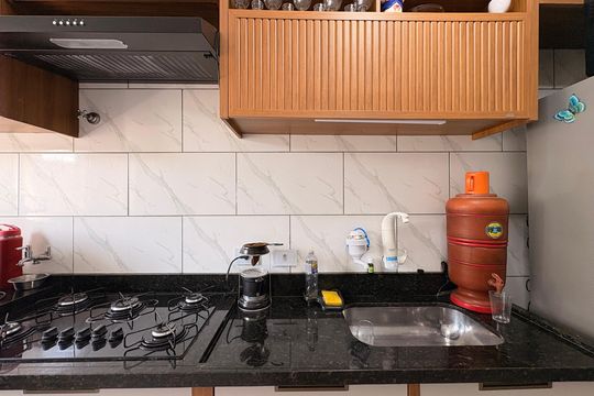 Cozinha de apartamento para alugar com 2 quartos, 49m² em Cidade São Jorge, Santo André