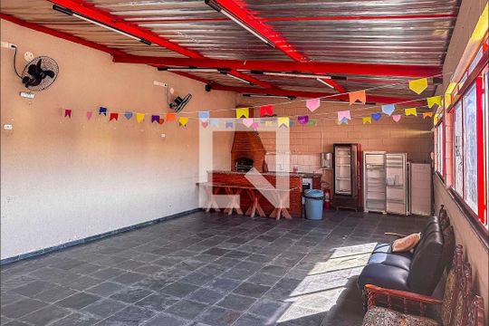 Área comum - Churrasqueira de apartamento para alugar com 2 quartos, 49m² em Cidade São Jorge, Santo André