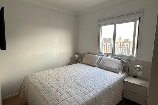 Suíte de apartamento à venda com 3 quartos, 70m² em Fazenda Santa Cândida, Campinas