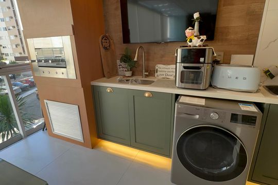 Área de Serviço de apartamento à venda com 2 quartos, 83m² em Recreio dos Bandeirantes, Rio de Janeiro