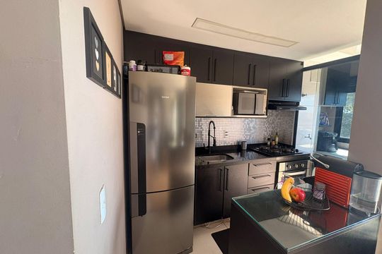 Cozinha de apartamento para alugar com 2 quartos, 47m² em Itaquera, São Paulo