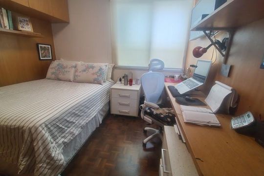 Quarto de apartamento à venda com 3 quartos, 120m² em Vila Buarque, São Paulo