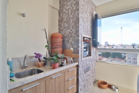 Varanda de apartamento para alugar com 2 quartos, 73m² em Santa Mônica, Uberlândia