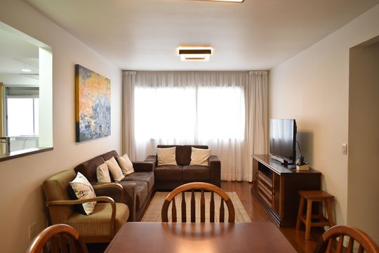 Sala de apartamento à venda com 2 quartos, 78m² em Vila Clementino, São Paulo