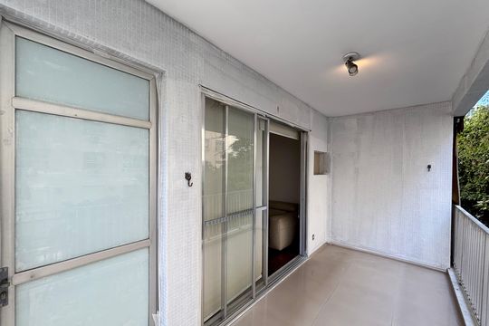 Varanda da sala de apartamento para alugar com 2 quartos, 88m² em Copacabana, Rio de Janeiro