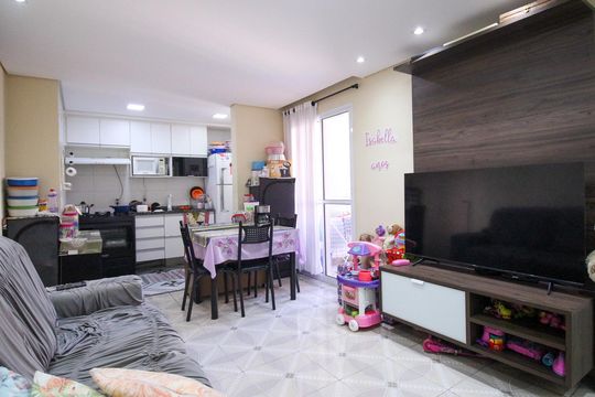 Sala de apartamento para alugar com 2 quartos, 50m² em Parque São Lourenço, São Paulo