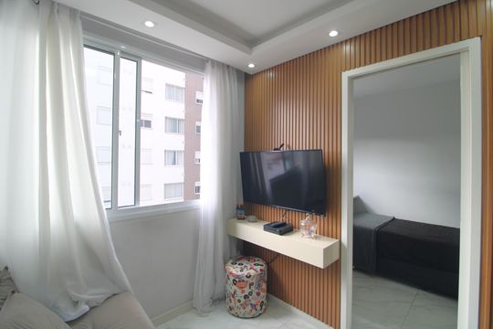 Sala de apartamento à venda com 2 quartos, 38m² em Jardim Marajoara, São Paulo