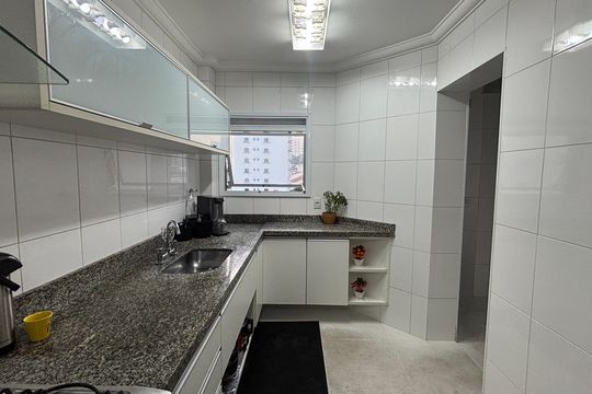 Cozinha de apartamento à venda com 3 quartos, 105m² em Jardim Bela Vista, Santo André