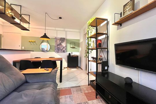 Sala de apartamento para alugar com 1 quarto, 40m² em Mirandópolis, São Paulo