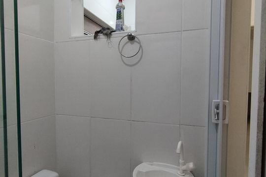 Banheiro - torneira de casa para alugar com 1 quarto, 27m² em Sacoma, São Paulo