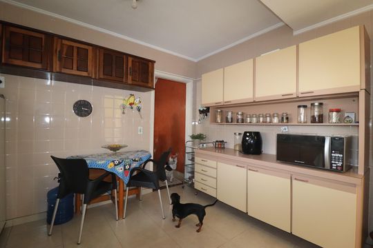 Cozinha de casa à venda com 3 quartos, 107m² em Campestre, Santo André