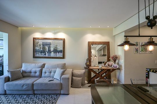 Sala de apartamento à venda com 2 quartos, 64m² em Vila Andrade, São Paulo