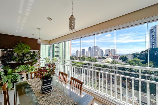 Varanda de apartamento à venda com 3 quartos, 100m² em Tatuapé, São Paulo