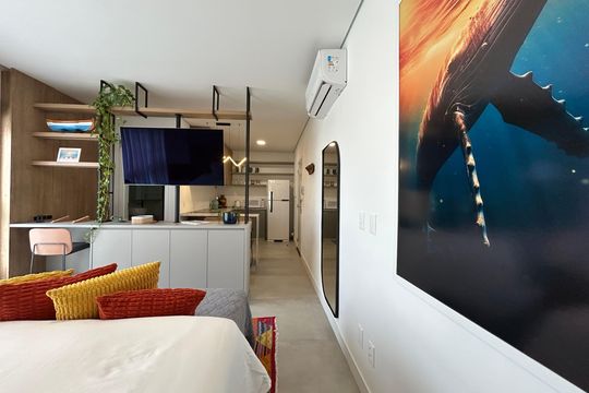 Studio de apartamento para alugar com 1 quarto, 40m² em Saco Grande, Florianópolis