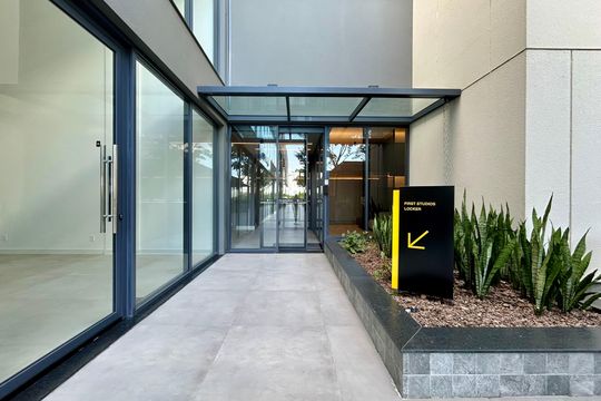 Fachada do bloco de apartamento para alugar com 1 quarto, 40m² em Saco Grande, Florianópolis