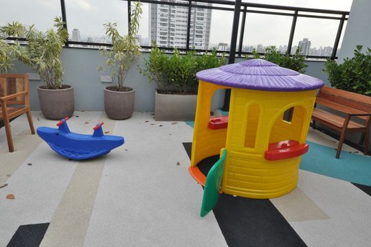 Área comum - Playground de apartamento para alugar com 1 quarto, 28m² em Vila Gustavo, São Paulo