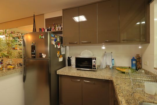 Cozinha de casa à venda com 3 quartos, 175m² em Vila Scarpelli, Santo André