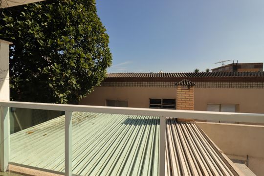Sacada da Suíte 1 de casa à venda com 3 quartos, 175m² em Vila Scarpelli, Santo André