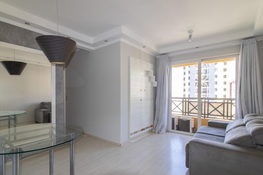 Sala de apartamento à venda com 2 quartos, 55m² em Mansões Santo Antônio, Campinas