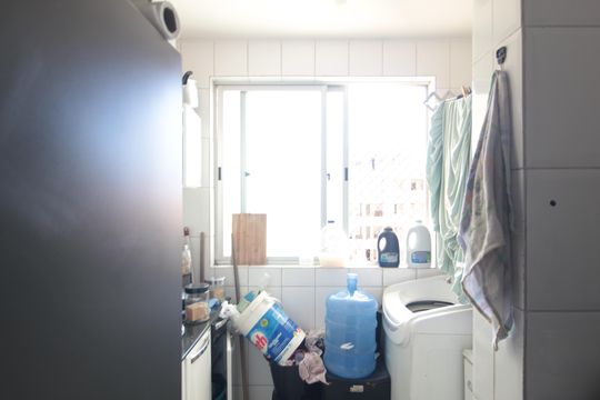 Cozinha de apartamento à venda com 3 quartos, 67m² em Santa Monica, Belo Horizonte