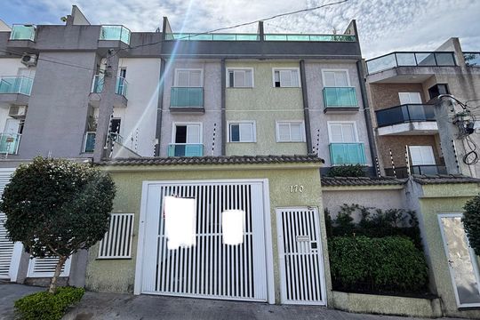 Fachada de apartamento à venda com 2 quartos, 84m² em Vila Alpina, Santo André