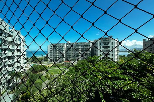 Vista Mar de apartamento para alugar com 1 quarto, 72m² em Barra da Tijuca, Rio de Janeiro