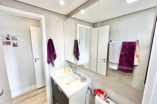 Banheiro da Suíte de apartamento à venda com 2 quartos, 60m² em Limão, São Paulo