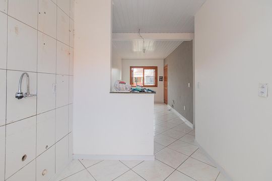 Cozinha de casa para alugar com 2 quartos, 30m² em Aberta dos Morros, Porto Alegre