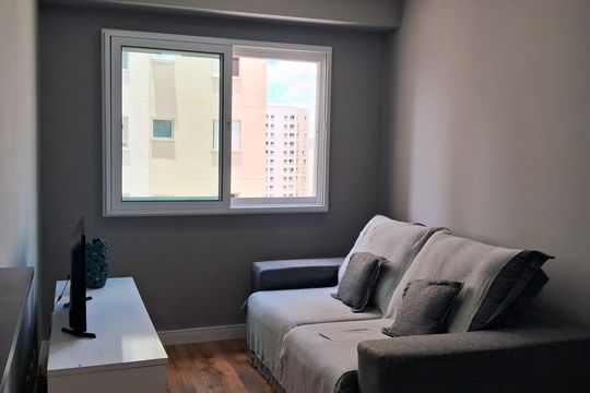 Sala de apartamento à venda com 2 quartos, 51m² em Vila Sao Luiz (Centro), Barueri