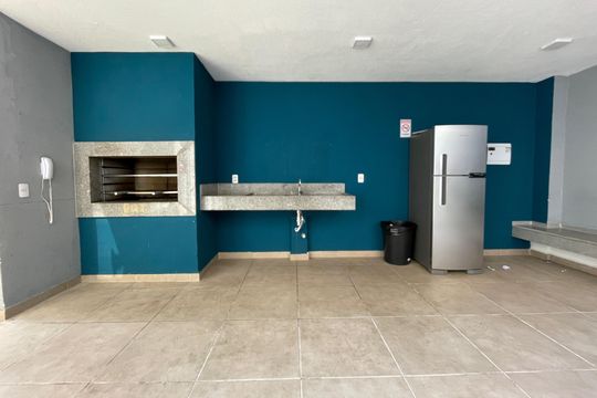Área comum - Churrasqueira de apartamento para alugar com 1 quarto, 26m² em Campos Elíseos, São Paulo
