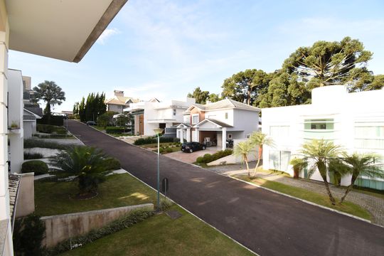 Vista da Sacada de casa de condomínio à venda com 5 quartos, 280m² em Campo Comprido, Curitiba