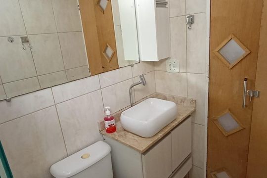Banheiro de apartamento para alugar com 3 quartos, 62m² em Jardim Botucatu, São Paulo