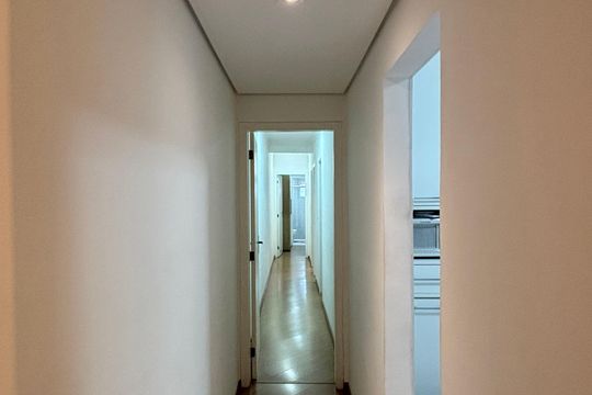 Corredor de apartamento à venda com 3 quartos, 92m² em Jardim Bela Vista, Santo André