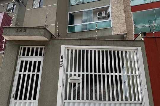 Fachada de apartamento à venda com 3 quartos, 92m² em Jardim Bela Vista, Santo André