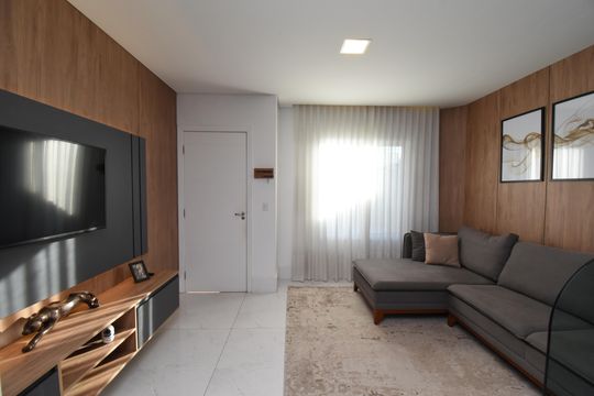 Sala de casa de condomínio à venda com 3 quartos, 148m² em Cajuru, Curitiba