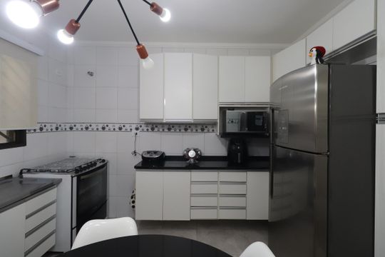 Cozinha de casa de condomínio à venda com 2 quartos, 71m² em Penha de França, São Paulo