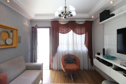 Sala de casa de condomínio à venda com 2 quartos, 71m² em Penha de França, São Paulo
