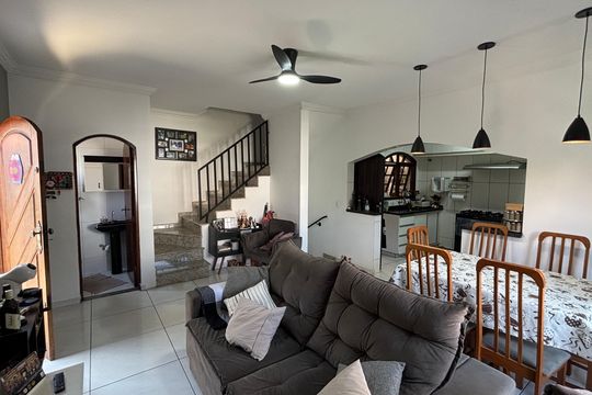 Sala - Sala de Jantar de casa à venda com 2 quartos, 119m² em Vila Guiomar, Santo André