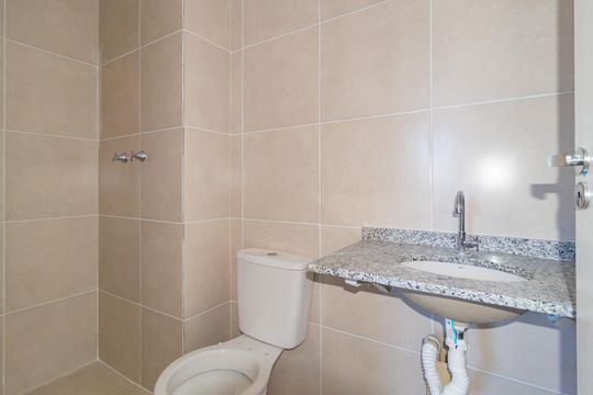 Banheiro - Social de apartamento à venda com 2 quartos, 50m² em Belenzinho, São Paulo