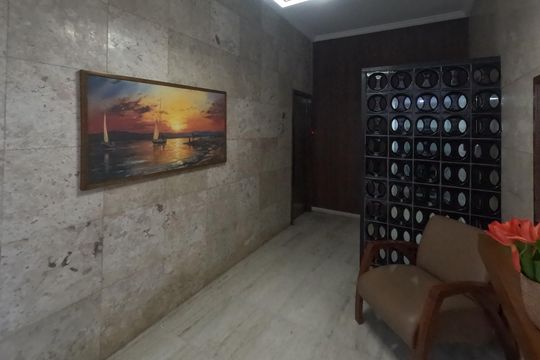 Área Comum - Hall de Entrada de apartamento para alugar com 1 quarto, 102m² em Gonzaga, Santos