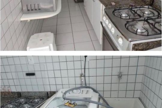 Banheiro de apartamento para alugar com 3 quartos, 80m² em STIEP, Salvador
