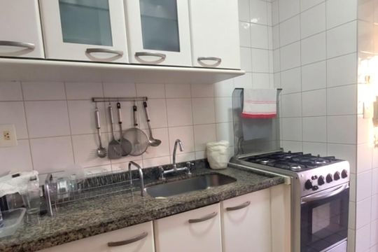 Cozinha de apartamento à venda com 3 quartos, 70m² em Vila Andrade, São Paulo