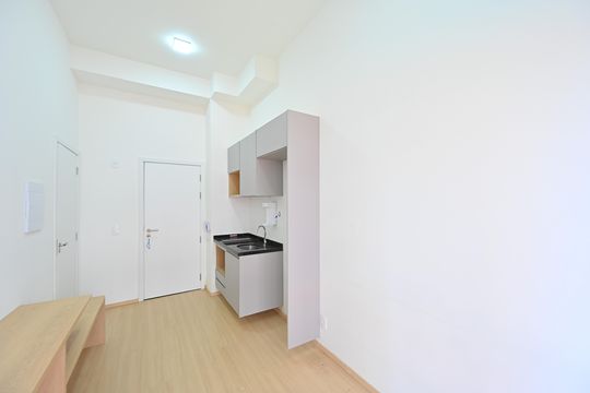 Sala de apartamento à venda com 1 quarto, 29m² em Mirandópolis, São Paulo